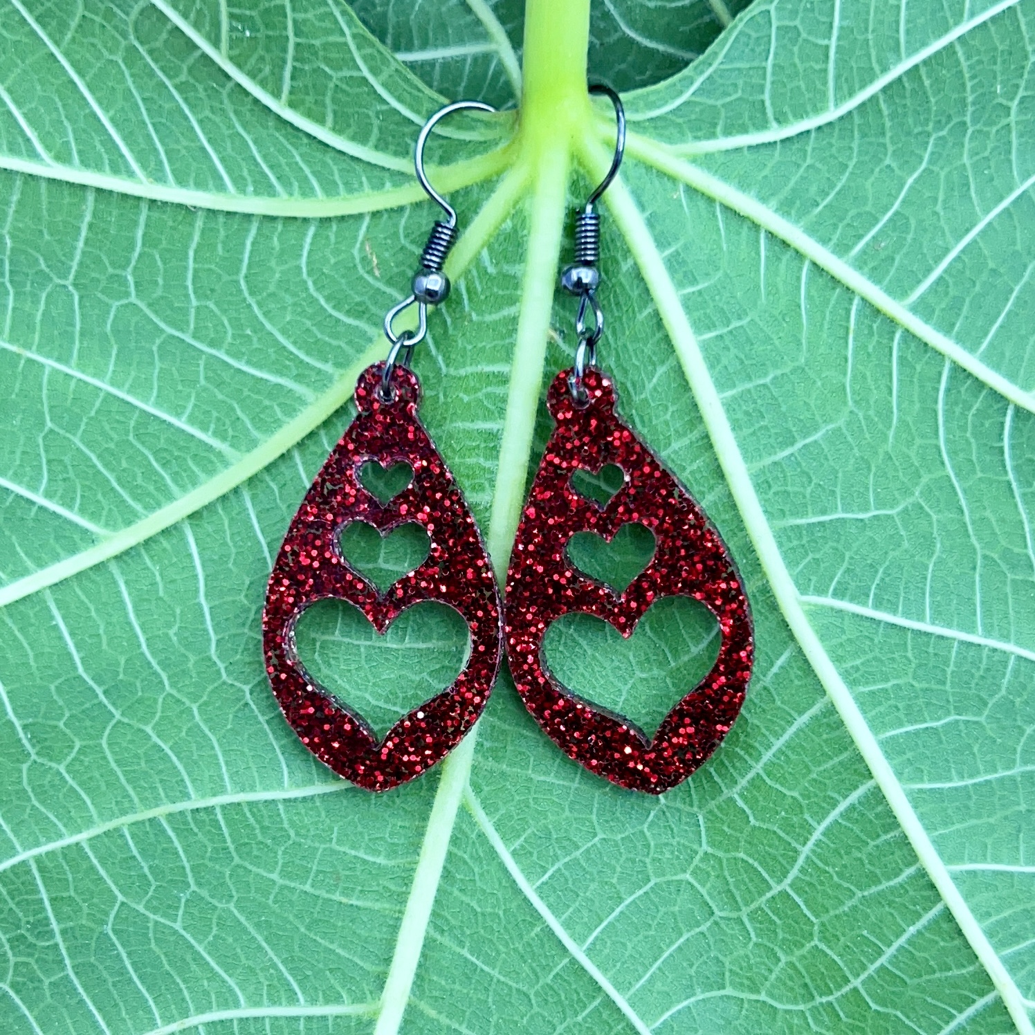 Glitter Acrylic Earrings