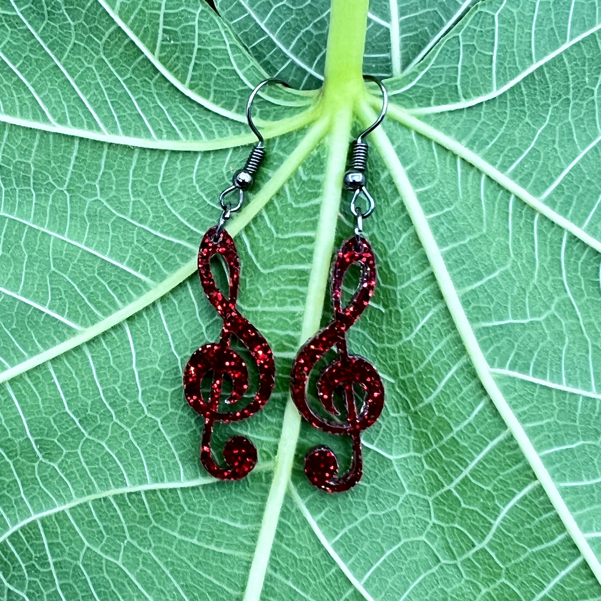 Glitter Acrylic Earrings - Image 7