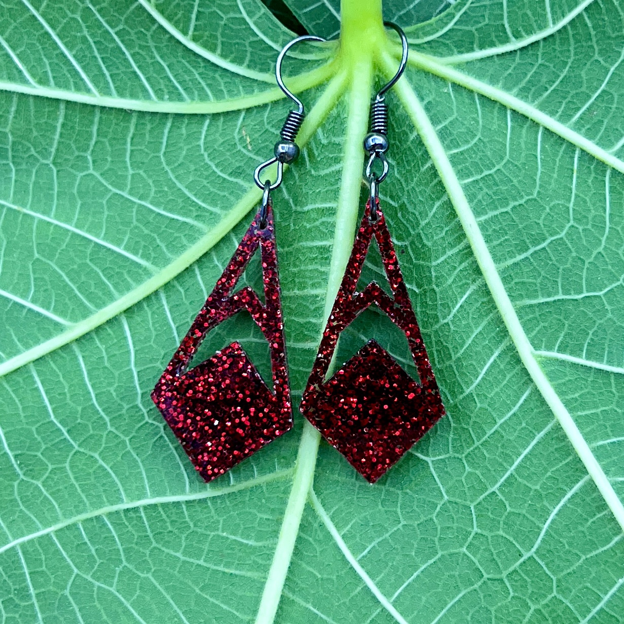 Glitter Acrylic Earrings - Image 6